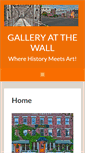 Mobile Screenshot of galleryatthewall.org